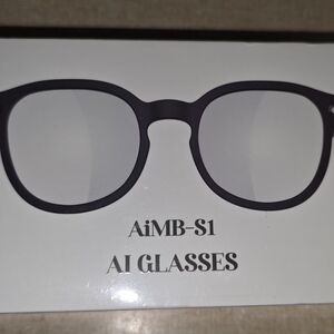 AiMB-S1 Smart Glasses — Black Frame